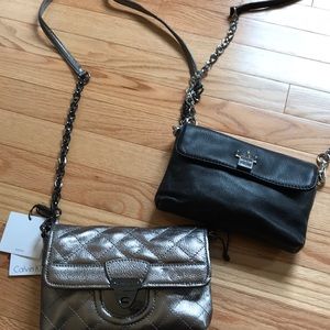 2 Calvin Klein small handbags.